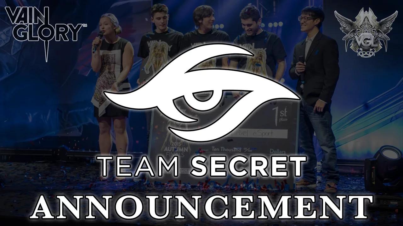 Vainglory | Media Pixel joins Team Secret | Official Announcement Video thumbnail