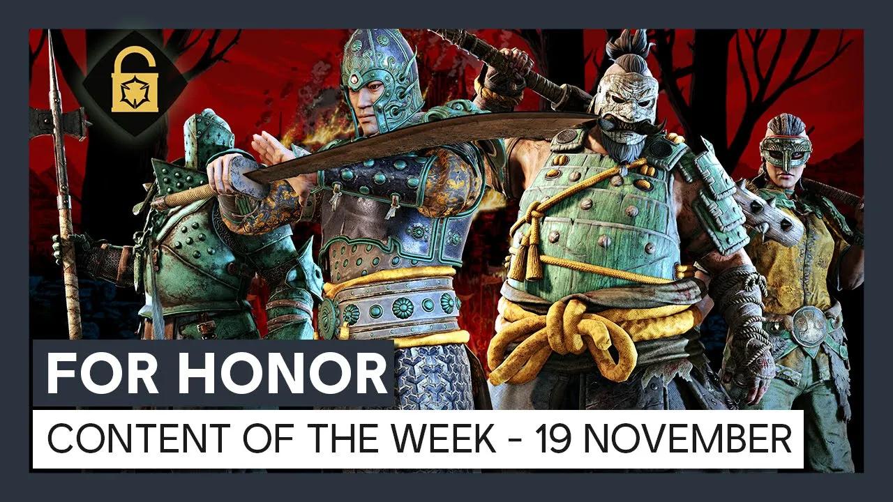 FOR HONOR - CONTENT OF THE WEEK - 19 NOVEMBER thumbnail