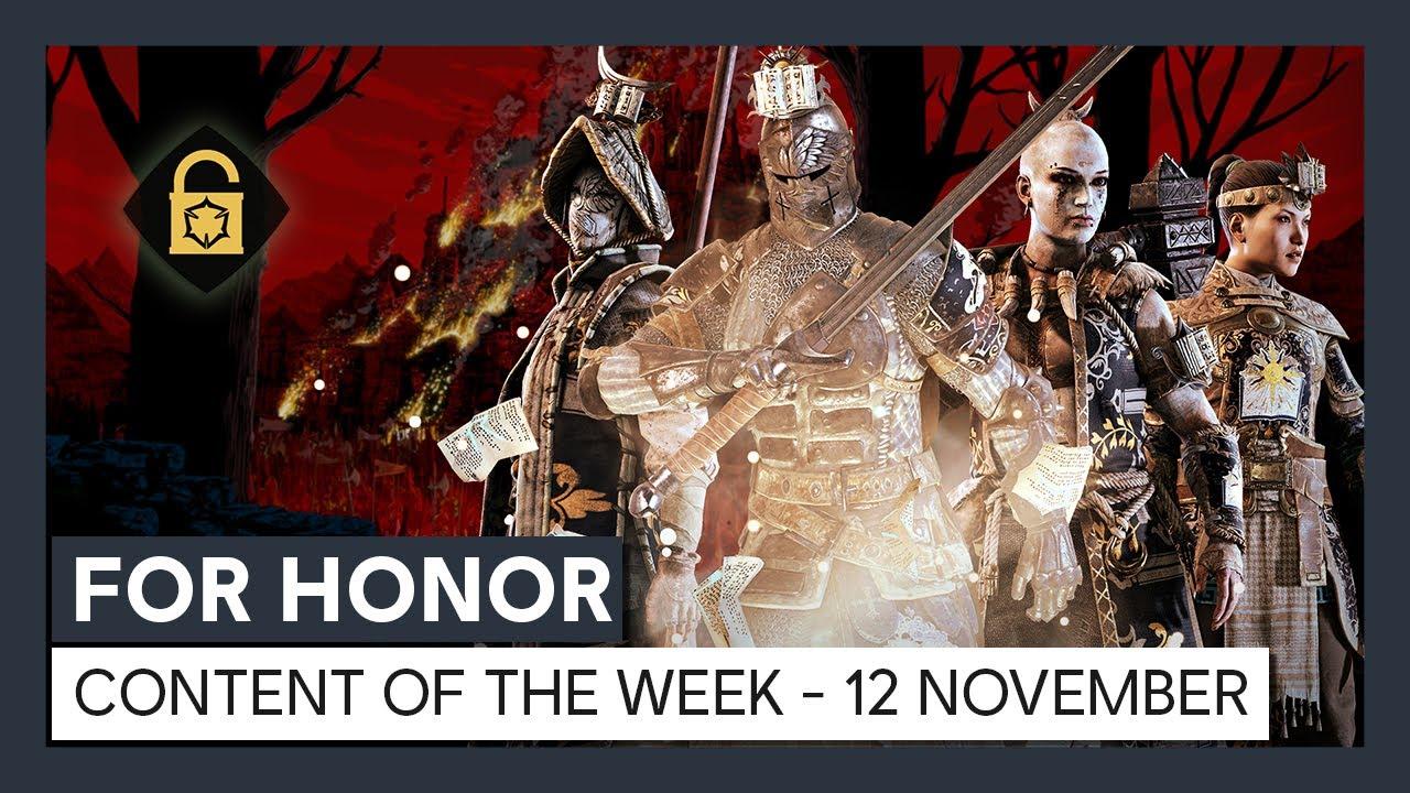 FOR HONOR - CONTENT OF THE WEEK - 12 NOVEMBER thumbnail