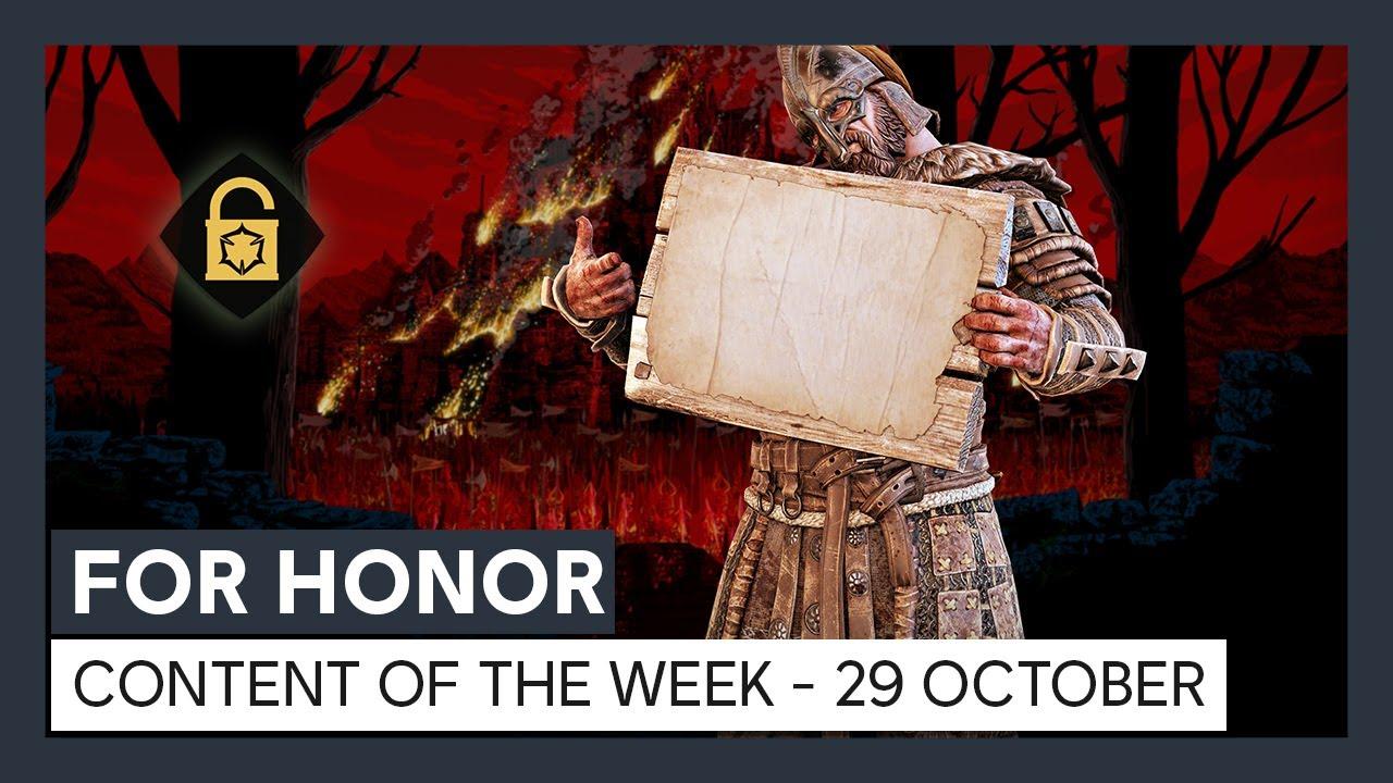 FOR HONOR - CONTENT OF THE WEEK - 29 OCTOBER thumbnail