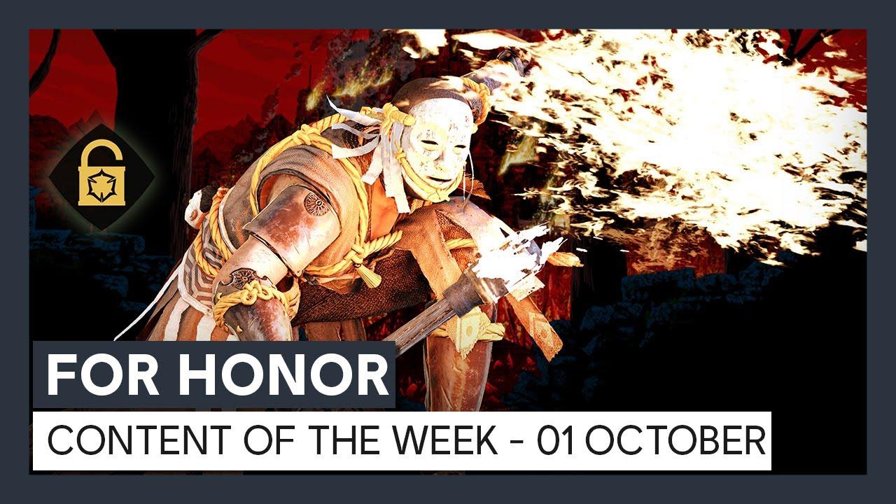 FOR HONOR - CONTENT OF THE WEEK - 01 OCTOBER thumbnail