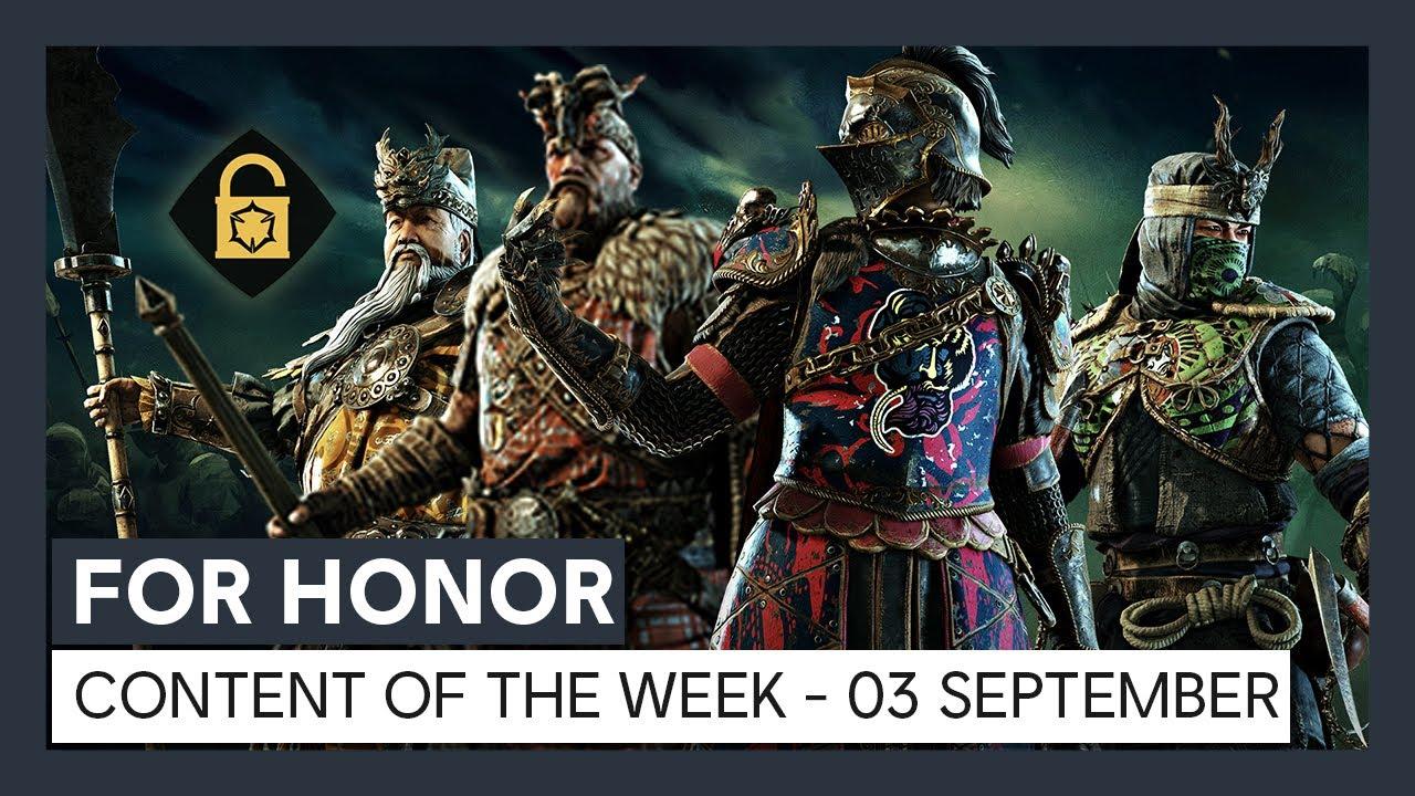 FOR HONOR - CONTENT OF THE WEEK - 03 SEPTEMBER thumbnail