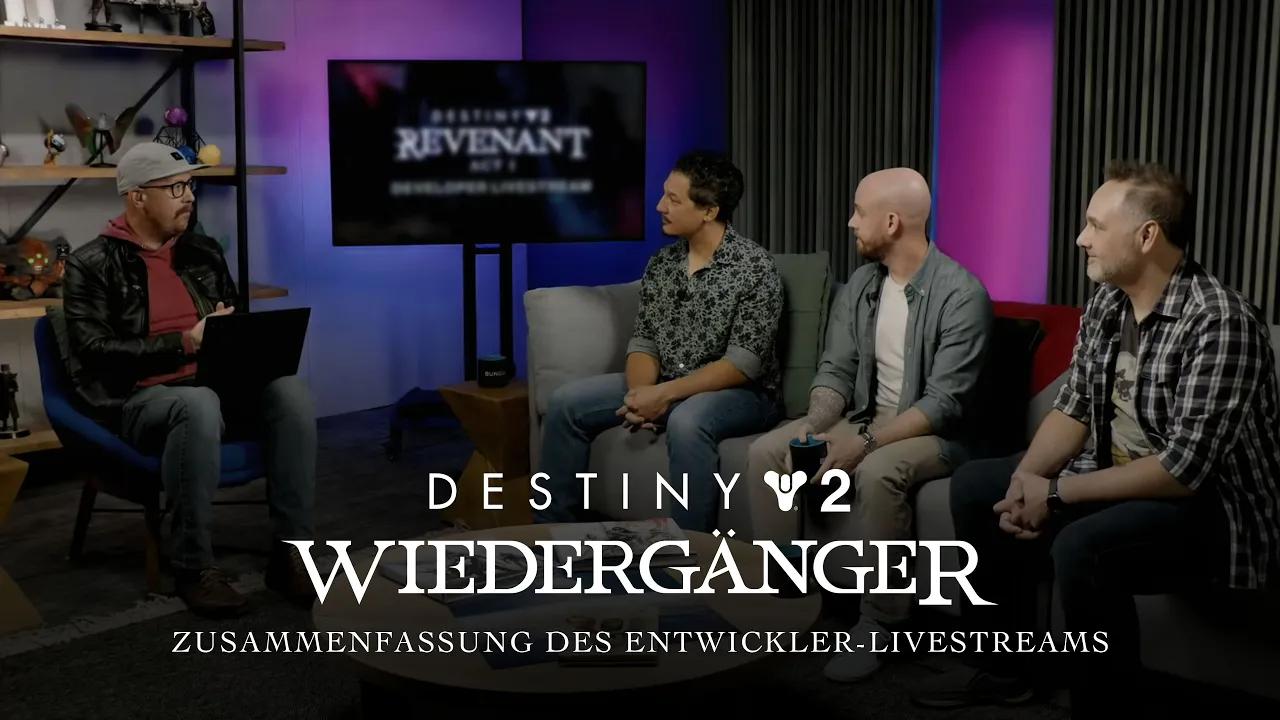 Destiny 2: Wiedergänger | Entwickler-Livestream – Zusammenfassung [DE] thumbnail