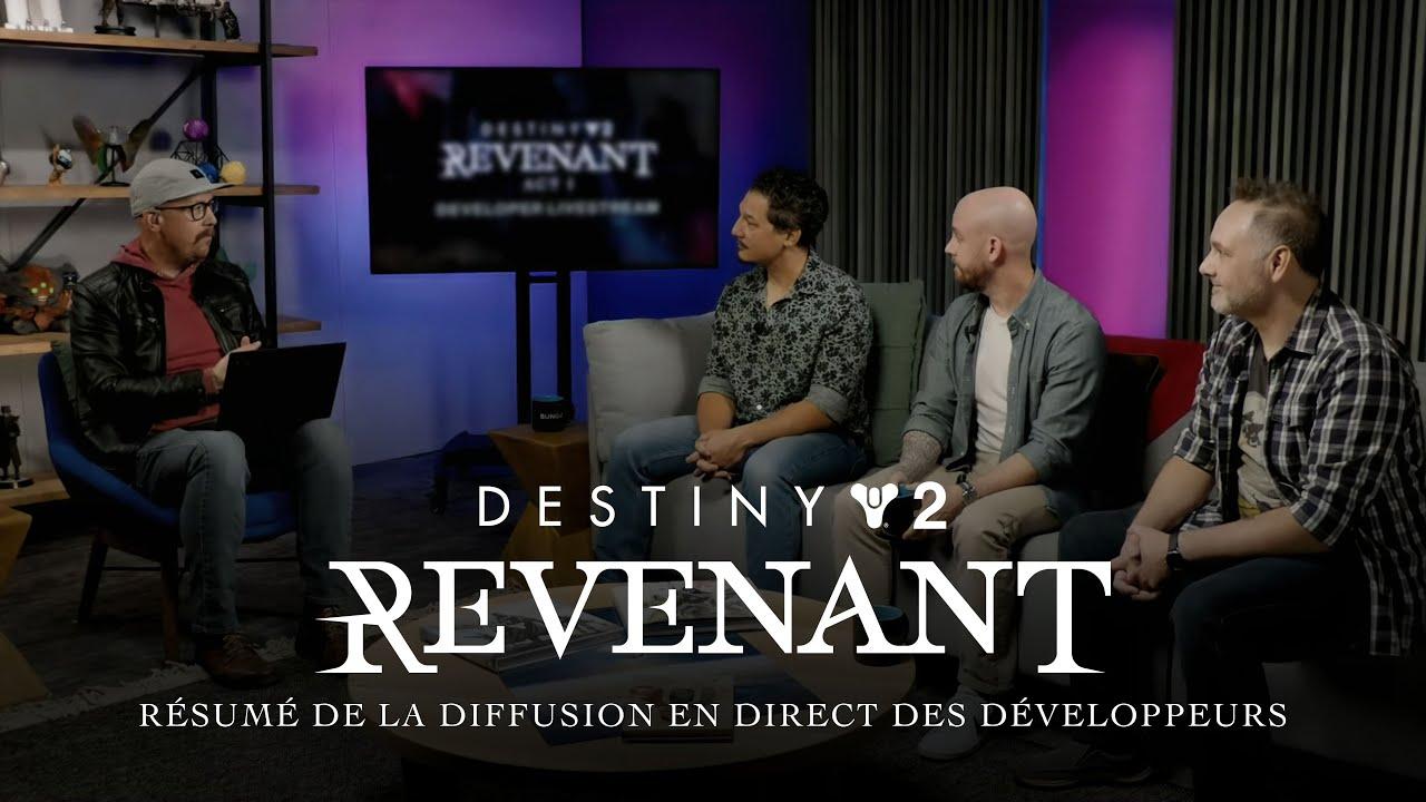 Destiny 2 : Revenant | Résumé de la diffusion en direct des développeurs [FR] thumbnail