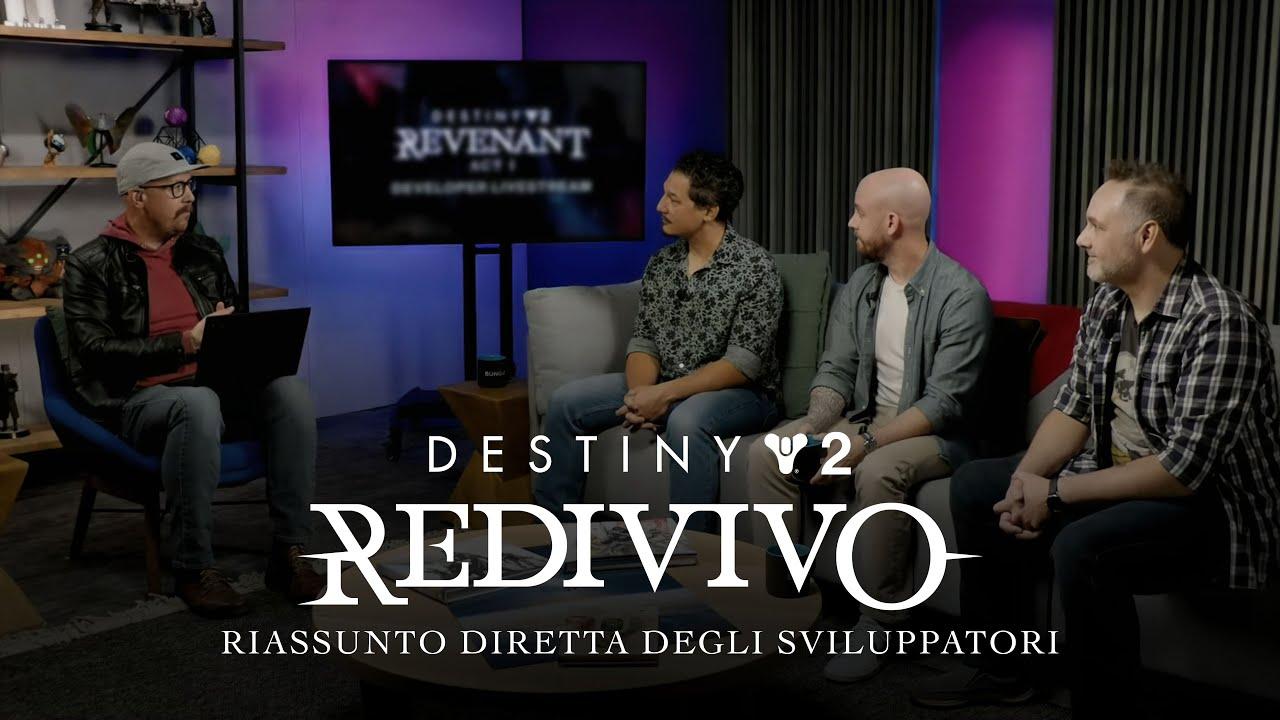 Destiny 2: Redivivo | Riassunto diretta degli sviluppatori [IT] thumbnail