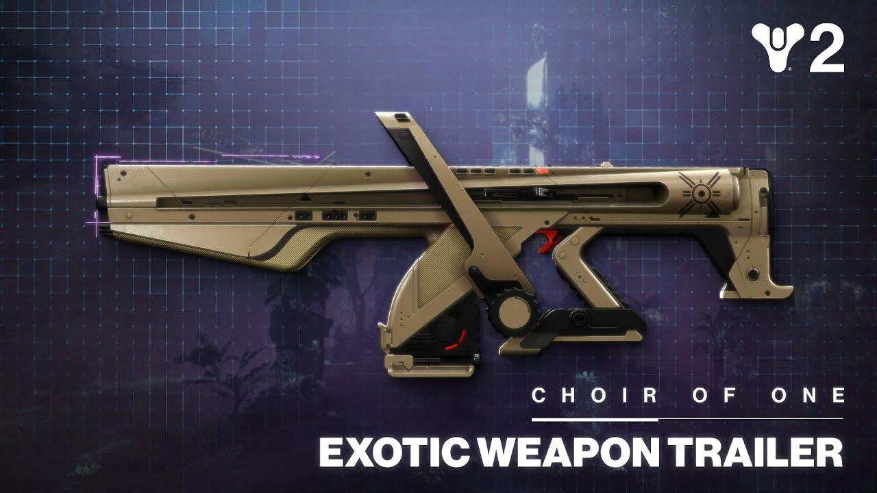 Destiny 2: Echoes | Choir of One Exotic Auto Rifle Highlight [UK] thumbnail