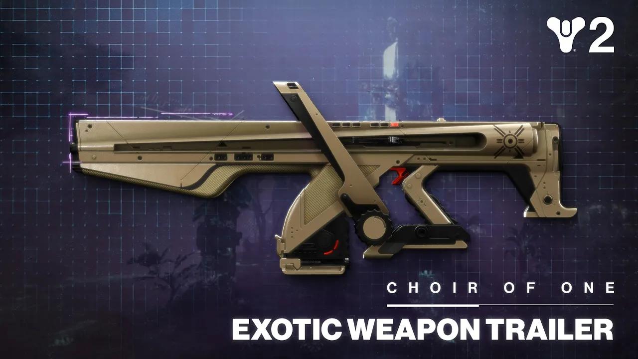 Destiny 2: Echoes | Choir of One Exotic Auto Rifle Highlight [AUS] thumbnail