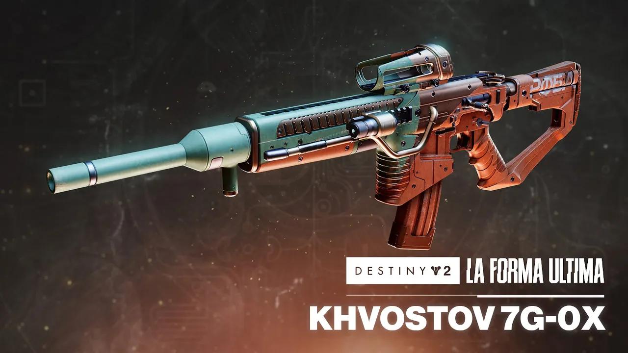 Anteprima fucile automatico esotico Khvostov | Destiny 2: La Forma Ultima [IT] thumbnail