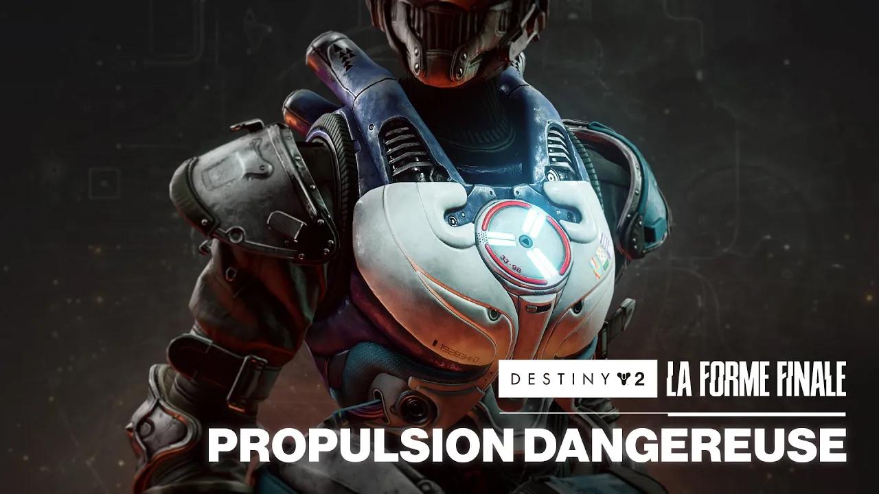 Aperçu d'armure de torse exotique de Titan : Propulsion dangereuse | Destiny 2: La Forme Finale [FR] thumbnail