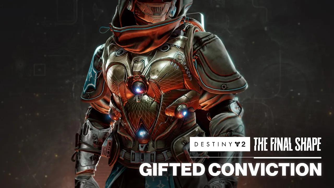 Gifted Conviction Hunter Exotic Chest Armor Preview | Destiny 2: The Final Shape thumbnail