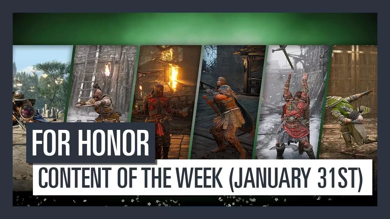 FOR HONOR - New content of the week (January 31st) thumbnail