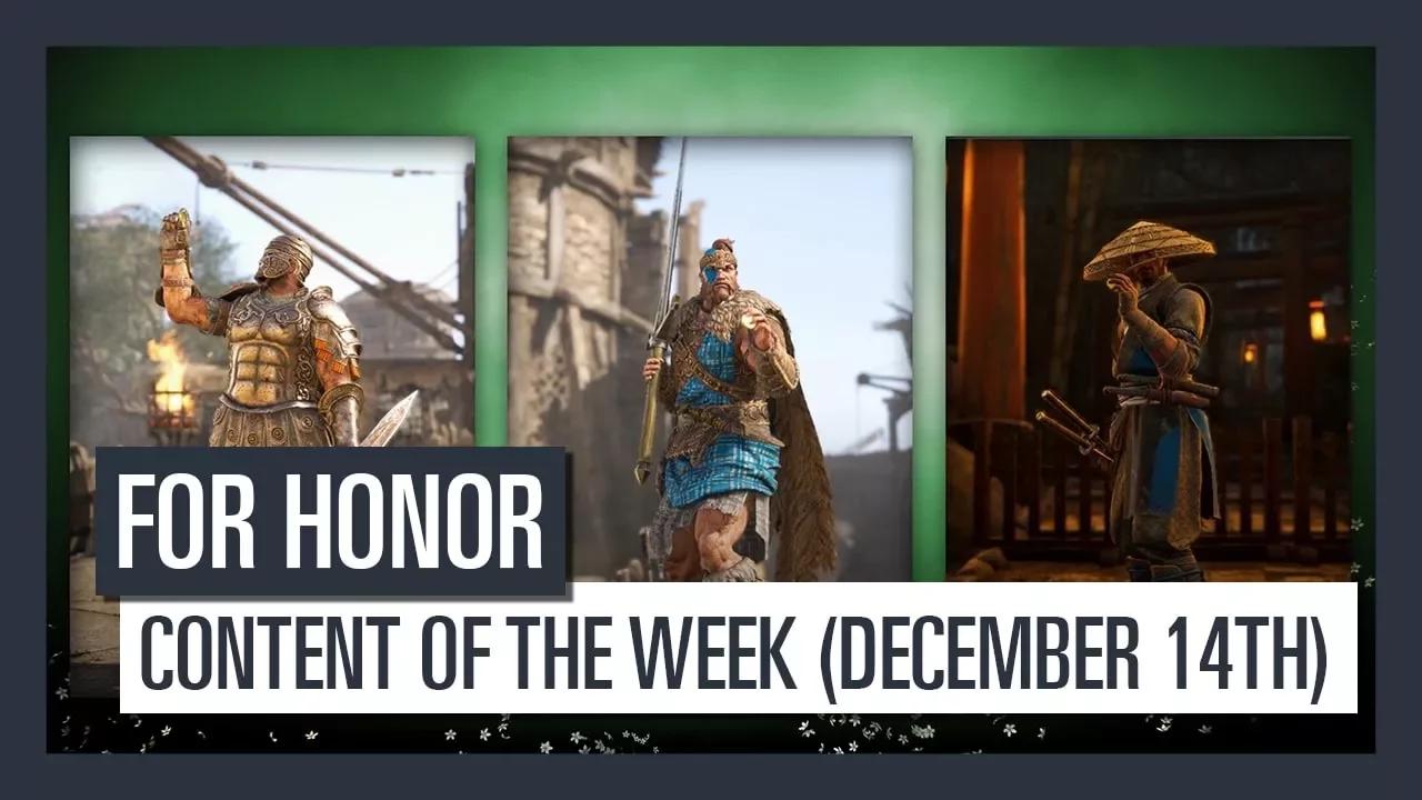 FOR HONOR - New content of the week (December 14th) thumbnail