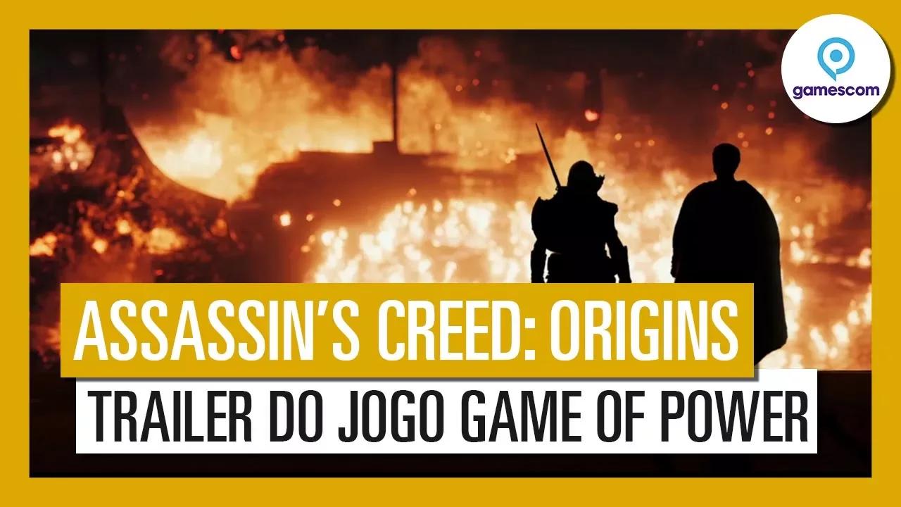 Assassin’s Creed Origins: trailer do jogo Game of Power da Gamescom 2017 - PT thumbnail