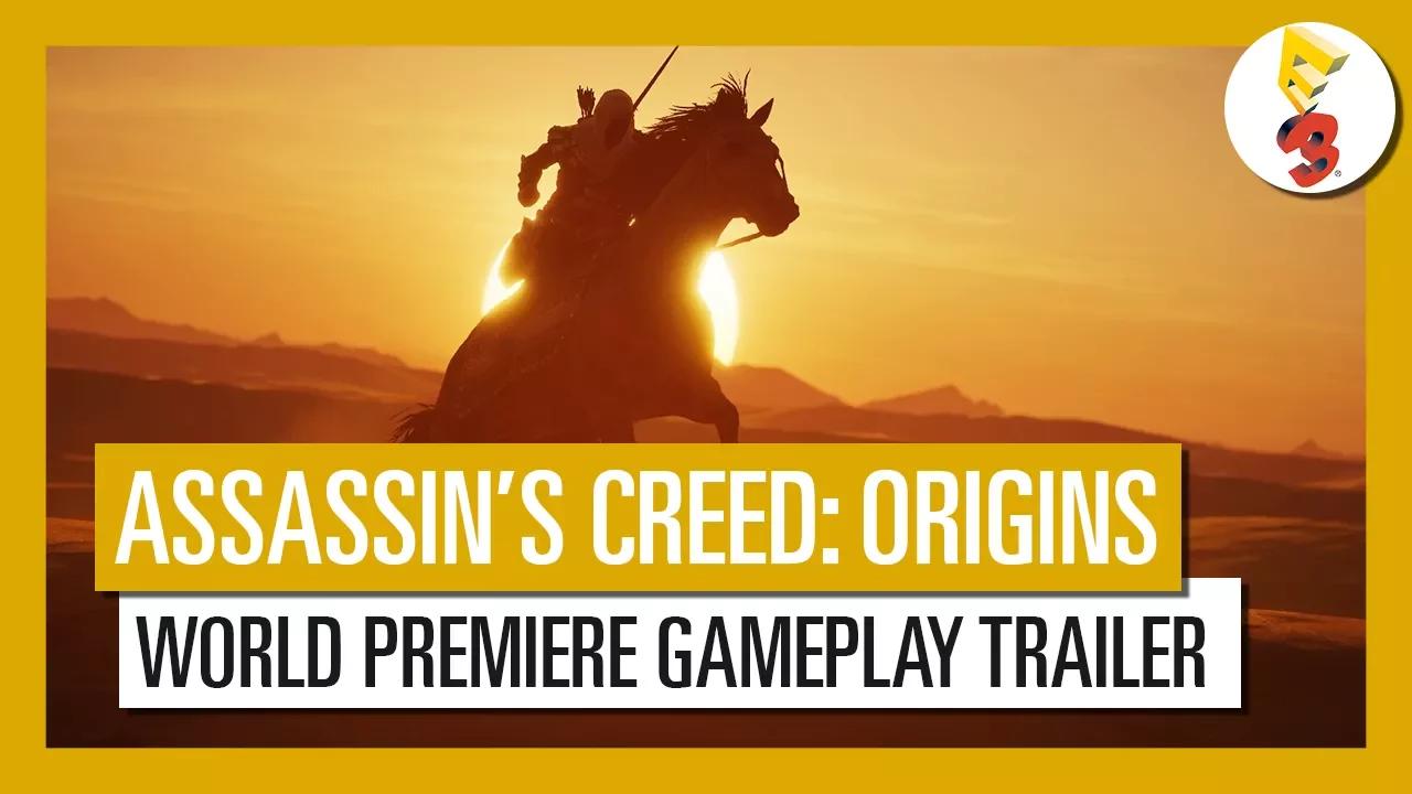 Assassin's Creed Origins: E3 2017 World Premiere Gameplay Trailer  - PT thumbnail