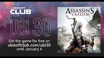 Ubi30 Giveaway - Assassin's Creed 3 thumbnail