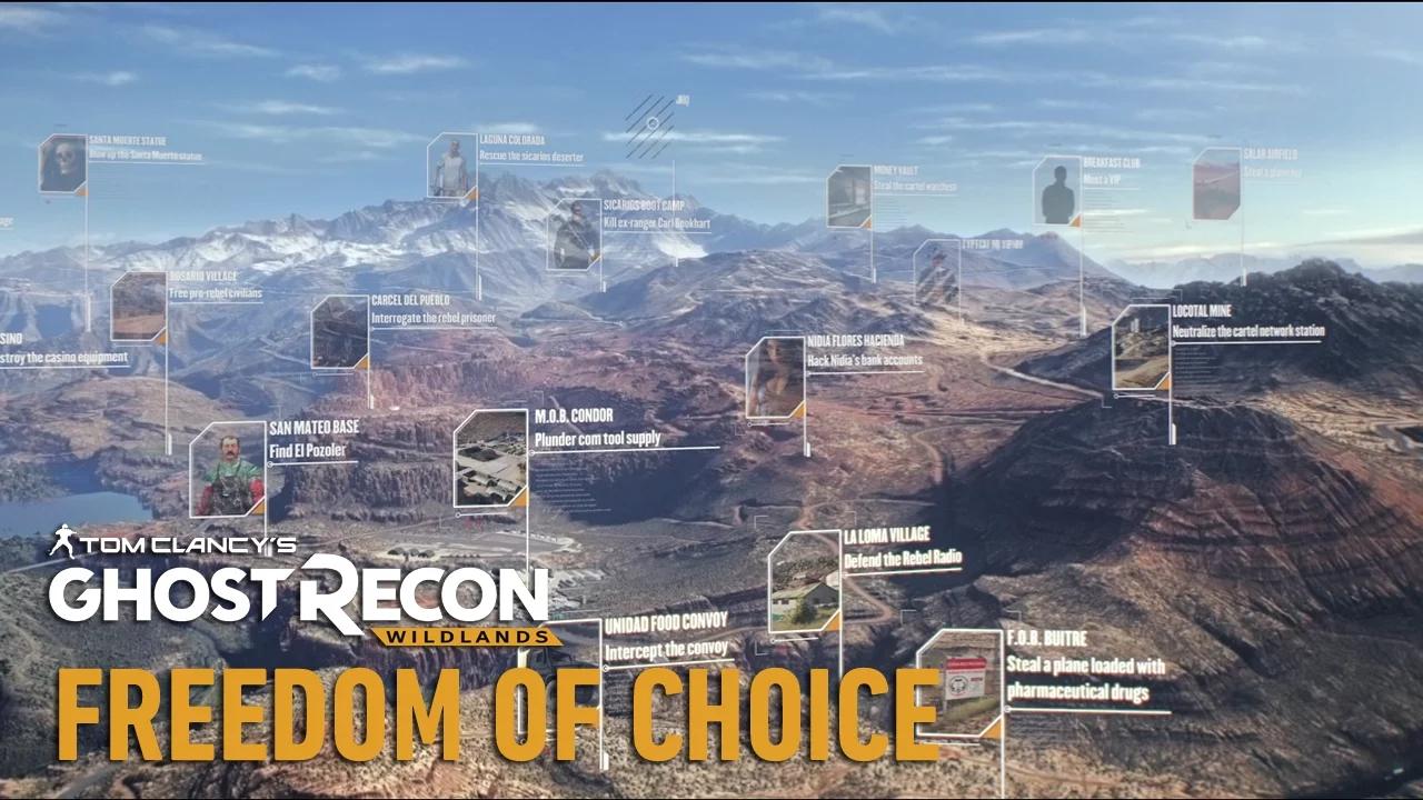 Tom Clancy’s Ghost Recon Wildlands: Ghost Intel: Freedom of Choice thumbnail